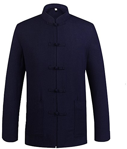 G-LIKE Men's Long Sleeve Tang Suit Kung Fu Jacket Chinese Style Shirt