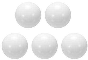 sourcing map 10Stk. Münzring Polieren Ball POM Kunststoff Kugeln Lager 20mm