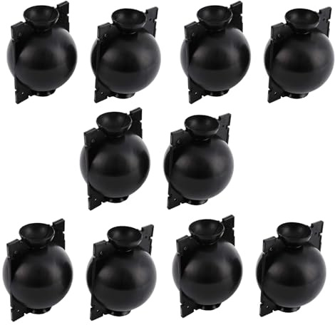 LINZI Lot de 10 boîtes d'enracinement de plantes, réutilisables, haute pression, branches d'arbre, boule de propagation pour greffe de jardin, agriculture 667480