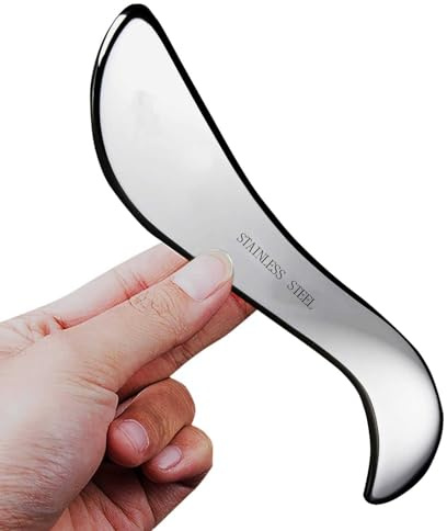 Stainless Steel Gua Sha Tools-Massage Scraping Tool for Soft Tissue Mobilization,Physical Therapy for Back, Legs, Arms(AnTiexi-03)