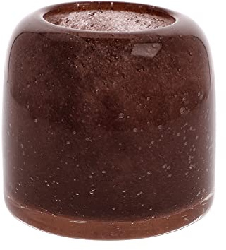 Glasvase Amber Dusk braun 9 cm