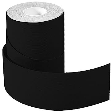 Booby Tape – Brust Tape Klebe BH Push Up – Body Tape für große Brüste geeignet – Boob Tape für rückenfreie, trägerlose & tief Ausgeschnittene Outfits wie Abendkleider, Brautkleider UVM. (Schwarz)