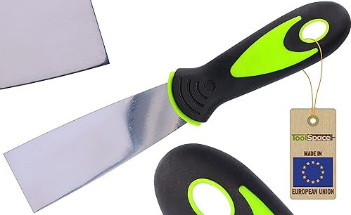 ToolSpace Profi Malerspachtel Spachtel aus rostfreiem Edelstahl mit Kunststoffgriff Maler Werkzeug Profi Putty Knife - Kunststoffspachtel 40mm
