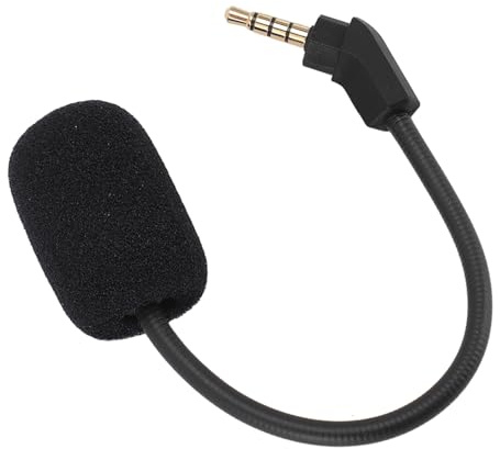 VBESTLIFE Microphone de Remplacement pour Kingston pour Cloud Revolver pour Casque de Jeu Cloud Revolver S, Perche de Micro Amovible Omnidirectionnelle, Prise 3,5 Mm