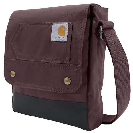 Carhartt Unisex, hållbar, justerbar väska med klaffstängning, crossbody-knäppning (port), en storlek, Crossbody Snap (port), En storlek