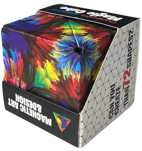 Formwechsel Zauberwürfel – Infinity Cube - Magnetwürfel 3D - Anti Stress Spielzeug - 36 Seltenerdmagnete - Über 70 Formen Verwandelbar (Dream)
