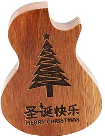 ibasenice 5stücke Gitarrenförmiger Plektrumhalter Aus Holz Praktische Aufbewahrung Für Gitarrenplektren Kompakt Und Tragbar Schützt Vor Kratzern Und Feuchtigkeit Zubehör Für Musiker