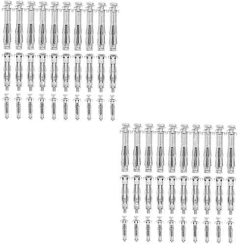 OUNONA 60 Stück Stahl Trockenbauschrauben Für Trockenbau Abdrückmuttern Mit Schrauben Bolzen Für Trockenbau Abdrückmuttern Werkzeugabdrückmuttern Für Hohlwände Trockenbau
