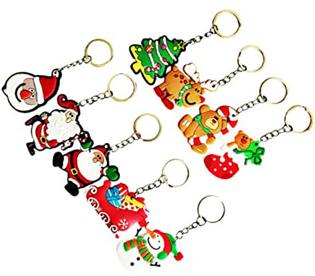 KICHOUSE Elegante Schlüsselanhänger Im Weihnachtsstil 54 Stück Festliche Dekorative Schlüsselanhänger Für Taschen- Und Handy-dekoration