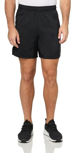 adidas Men's Essentials Woven Training Shorts, Black/White, Small