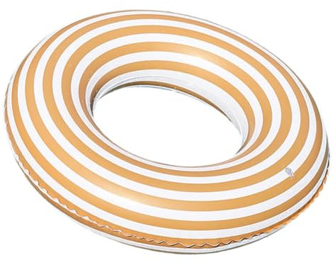 ibasenice Kinder Schwimmring Aufblasbar PVC Gestreift Größe Schwimmbad Badehilfe Für 2-4 Strand Und Pool Spielzeug