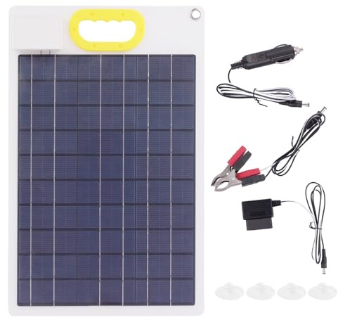 Caricabatteria solare di manutenzione - Caricabatteria per auto da 30 W, Kit caricabatterie solare per auto da 12 V | Caricabatteria solare per auto manutenzione kit