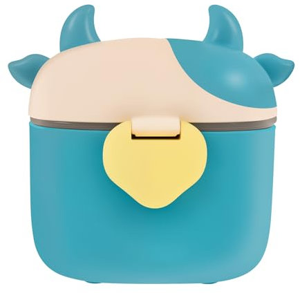 shaojian Baby Formula Powder Dispenser 8.3oz, 236g Milk Powder Dispenser Pot with Scoop, Quality PP & Sealing Formula Holder for Outdoor Travel Outdoor Picnic, for Milk Powder Snacks Candy(green)