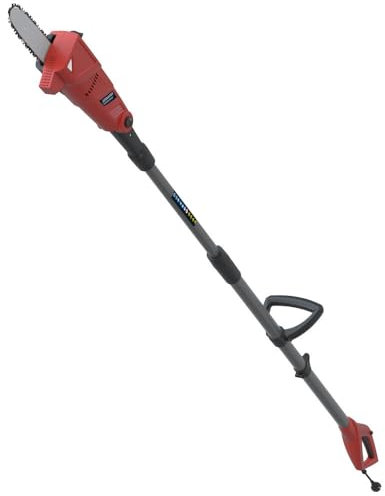 GERMANIA Hochentaster elektrisch AS 710 - Teleskop Astkettensäge - 180 mm Schnittlänge - bis 5m Arbeitshöhe