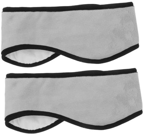 WEKAMOS 2pezzi Paraorecchie Invernali Regolabili Antirumore Per Dormire Protezione Acustica e Calore Uomo Donna Con Fascia Adattabile e Isolamento Termico