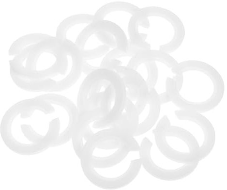 Veemoon 20pcs Lamp Shade Adapter Ring to Converter Light Part Replacement for Floor Lamp Scenario
