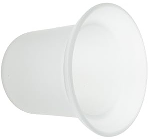 INOOMP Base de Vidrio para Cepillo de Baño Taza Mate para Limpieza y Organización en Hoteles y Centros Comerciales