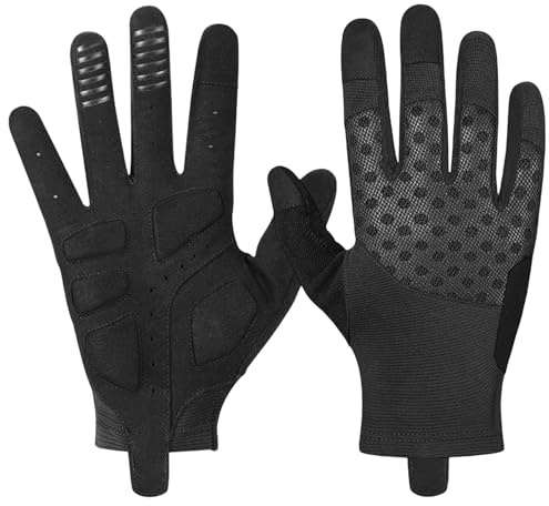 Generisch Guanti Da Ciclismo Per Uomini - Guanti Imbottiti Touch Screen Ammortizzanti | Guanti Riflettenti Intero Per Ciclismo | Per Il Freddo Ciclismo Equitazione