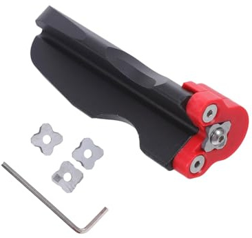 Zerodeko Ensemble de 4 Rabots à Chants Réglables pour Travail du Bois, Pvc et Placage – Outil Manuel avec Lames de Rayon 1, 1.5, 2, 3 et Clé – Affleureuse de Chants, Chanfreinage et