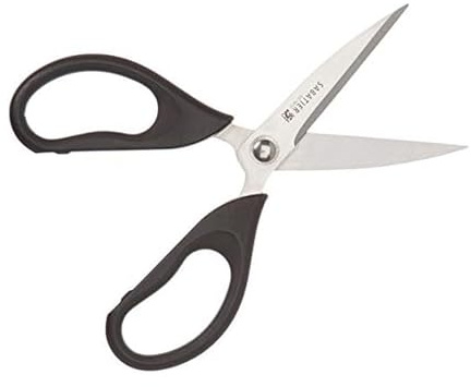 Sabatier 5091702 All Purpose High Carbon Stainless Steel Shears with Non-Slip Soft Grip Handle, Assorted