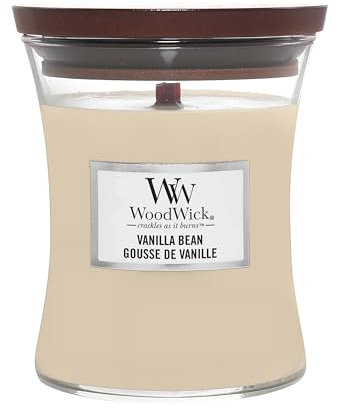 WoodWick Vanilla Bean 5038581057835 Burkljus, Beige, M