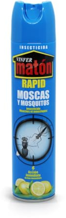 Vinfermatón - Insecticida Matón Rapid Mosquitos y Moscas Perfume Limón 300ml