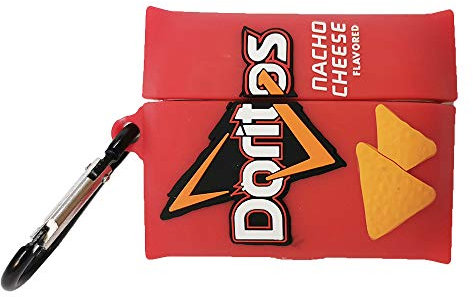Kompatibel mit Airpods 3 Generation Hülle 2021, Niedliche 3D Cute Cartoon Silikon Doritos Hülle Schutzhülle, Kinder Teenager Jungen Mädchen Frauen für AirPods 3rd Gen Case Cover - Doritos