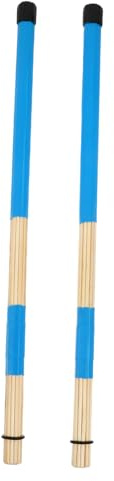 Toyvian Zufällige Farbe Cajon Zubehör Praktisch Bambus Schlagzeugstöcke Rutschfest Bequem für Schlagzeug und Drumsets