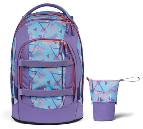 Satch Pack Schulrucksack Set 2tlg. inkl. Pencil Sider (80s Dance)