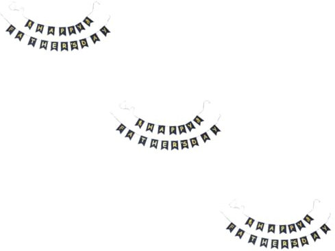 STOBAZA 3 Sets Elegante Dekorative Banner Für Vatertag Party Feier Banner Papa Präsentieren Party Dekoration Outdoor Indoor