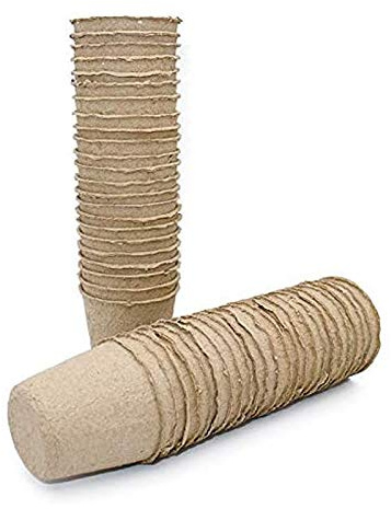 Eighosee 80 bolsas de turba biodegradables, semillas de hierbas, semillas de semillero, maceta de vivero