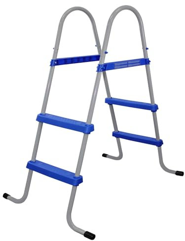 Crystals Swimming Pool Ladder Steps, 2 Step Ladders for Above Ground Pools, 33 Inch / 84cm