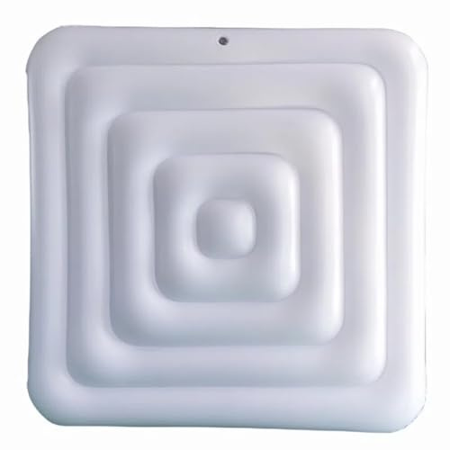 Cubierta De Spa Inflablecuadrada, Tapa De Spa con Válvula De Inflado Y Desinflado Rápido Y Fácil, Tapa Aislada Para Spa,Lona De Burbujas Piscina, Resistente a la Lluvia a la Nieve, …