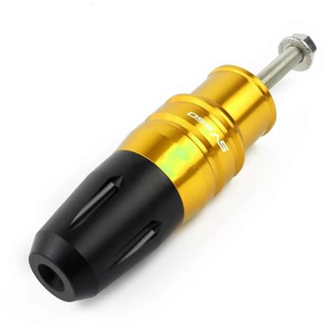 YHGGDN Sturzpads Motorrad-Auspuff-Rahmenschieber Für Suzuki SV650 S SV 650 S SV650S Sliders Crash Protector Pad Motorrad-Auspuff-Sturzpads(Gold)