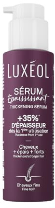 LUXEOL - Sérum Epaississant Sans Rinçage - +35% D'Epaisseur Dès la 1ère Utilisation* - Efficacité Prouvée - à l'Algue Rouge, Protéine de Riz & Acide Hyaluronique - Fabriqué en France - 100 ml