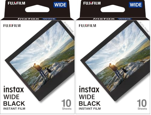 Fujifilm instax Film Wide Black Frame (Lot de 2)