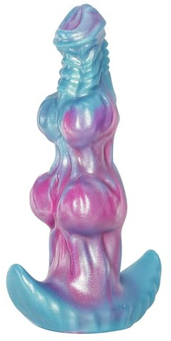 20 cm Anal Butt Plug, Godemichés fantasy Silicone Avec Gros Nœud, Avec Base En T, Jouet Sexuel D'entraînement Anal Pour Adultes, Pour Hommes, Femmes Et Couples Gays