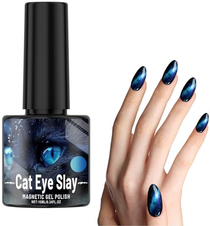 Vernice Di Gel Riflettente, Smalto Per Unghie In Gel Di Slitter, Di Smalto Magnetico, Geliolo Nero Glitter Nero Di Smalto Congelato, Per Unghie Riflettente Lungo Per Madri,