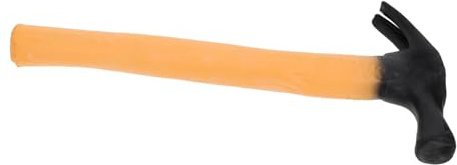 UPKOCH Witziger Spielzeughammer aus Langlebigem Gummi Realistisch Gestalteter Fake Hammer als Partyrequisite und Kostümzubehör für Halloween und Geburtstagsfeiern