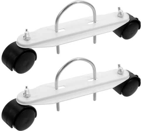 CONGARTENO Kit de Ruedas Ajustables para Radiadores Eléctricos Soporte Giratorio Resistente para Estufas y Emisores Térmicos Patas Móviles para Fácil Desplazamiento Hogar Oficina y Tienda