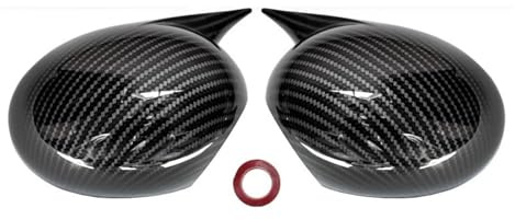 Motorcykel Bakskärm För Mini R58 Coupe 2010-2015 Bilstickande Sidospegelskydd Vinglock(Carbon Look)