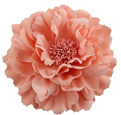 Ansteckblume, Haarblume Haarschmuckin vielen Farben, Haarblüte mit Haarclip und Sicherheitsnadel Pink