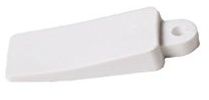Merriway BH04884 (4 Pcs) Soft Rubber Window Table Furniture Wedge - Pack of 4 Pieces, White
