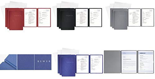 PAGNA Bewerbungs-Set ´Special´, DIN A4, blau, 3-teilig, Sie erhalten 1 Packung, Packungsinhalt: 3 teilig