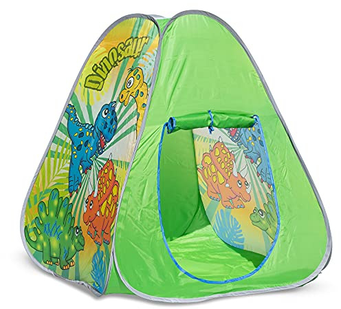 H Grossman SV20970 Dino Spielzelt und Tunnel, Verschiedene Designs