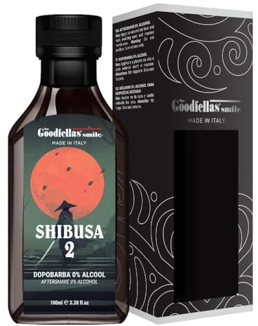 The Goodfellas' smile Alcohol-Free Soothing Aftershave Splash/Tonic, Made in Italy, 100 ml, 3.38 oz (Bergamot Orange, Musk & Cedar/SHIBUSA 2)