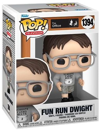 Funko Pop! TV: The Office - Fun Run Dwight Schrute - Vinyl-Sammelfigur - Geschenkidee - Offizielle Handelswaren - Spielzeug Für Kinder und Erwachsene - TV Fans - Modellfigur Für Sammler