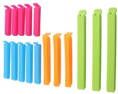16pcs Bag Sealing Clip Safe Closure, Versatile Usage, Easy to Use, Secure Clamp Design, Multipurpose, Made from PP Materials Clips (Random Color)