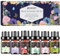 AESHORY Floreali Oli Essenziali per Diffusori 6 x 10ML, Set di Olio Essenziale di Aromaterapia Naturale al 100% per Massaggio, SPA - Lavanda, Rosa, Tè Bianco, Fiori di Ciliegio, Gelsomino, Ylang Ylang