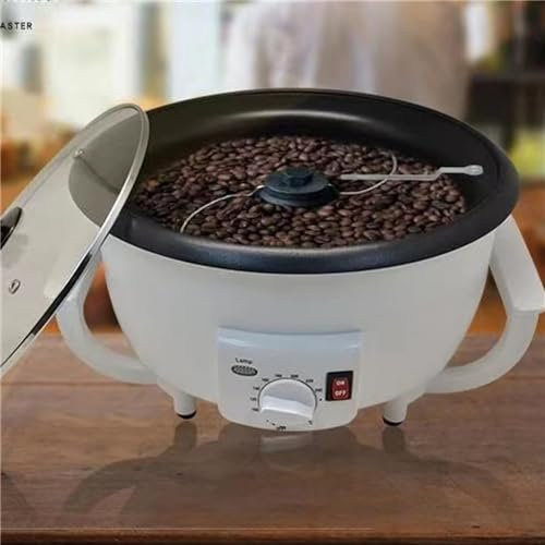 ZQJYMXY Temperature Adjustable Electric Coffee Bean Roasting Machine for Home Office ，Coffee Roaster Machine Home Coffee Roaster with Timer,Large-Capacity Bean Roaster/Fried Bean Machine